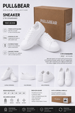 کفش کتانی ونس PULL&BEAR اورجینال بسیار نرم و راحتفش کتانی